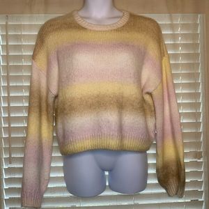 Blu Pepper Colorblock Crew Neck Sweater